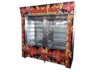 Kömürlü Ve Gazlı Piliç Çevirme Makinesi