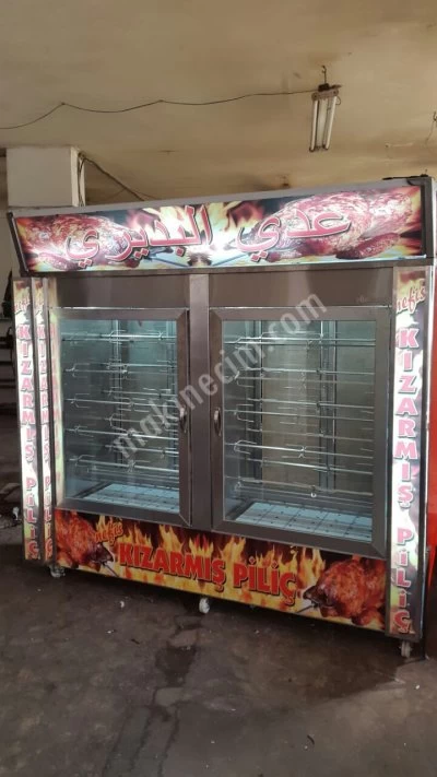 Kömürlü Piliç Çevirme Makinesi - Lavtaşlı