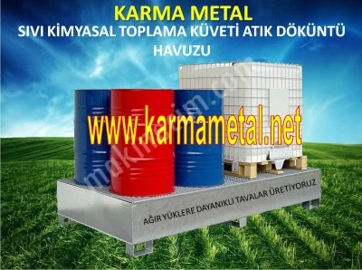 Liquid Chemical Oil Collection and Leak Overflow Tray