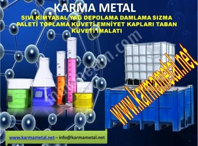 Liquid Chemical Oil Collection and Leak Overflow Tray