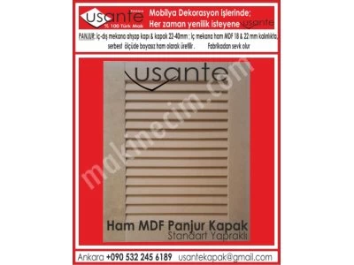 Panjur , Kepenk , Kapak Mdf Panjur