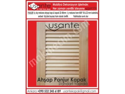 Panjur , Kepenk , Kapak Mdf Panjur