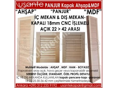 Panjur , Kepenk , Kapak Mdf Panjur