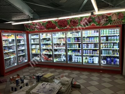 Dairy Display Cabinet With Door