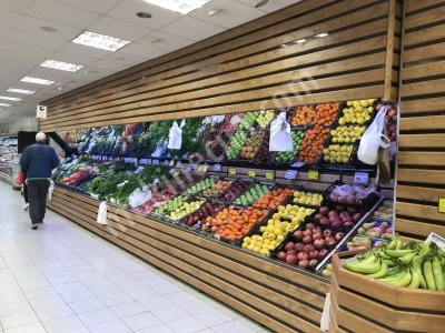 Fruit and Vegetable Display Shelf