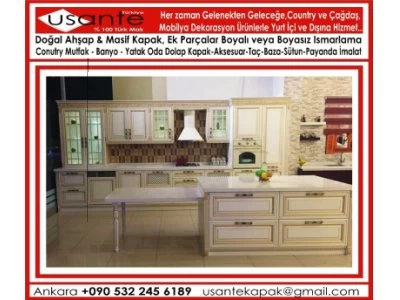 Country Mdf Cnc İşlemeli Boyalı Boyasız Kapak