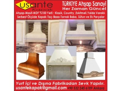 Country Mdf Cnc İşlemeli Boyalı Boyasız Kapak