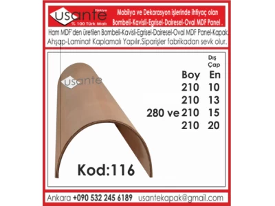 Bombeli Mdf Kapak