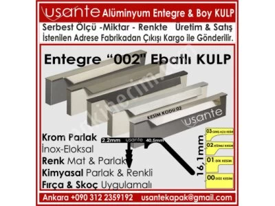 Mutfak Banyo Dolap Kapak Kulp Modeli