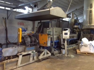 For SALE COMPLETE EXTRUDER TESISI BRAND MECCANICA GAMMA GM160 COMPAC