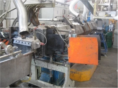 COMPLETE TWIN-SCREW EXTRUDER for SALE BRAND TESISI 2CV BANDERA. 105. HT/42D