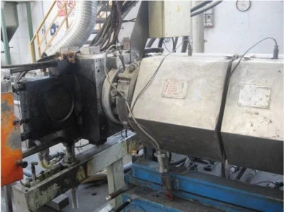 COMPLETE TWIN-SCREW EXTRUDER for SALE BRAND TESISI 2CV BANDERA. 105. HT/42D
