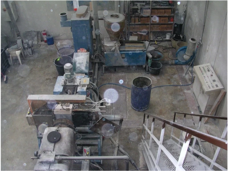 For SALE COMPLETE TWIN SCREW EXTRUDER TESISI BRAND ICMA SAN GIORGIO 140 MM