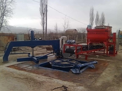 Concrete Base Element Production Machine