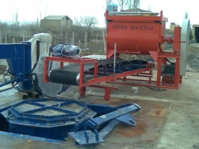 Concrete Base Element Production Machine