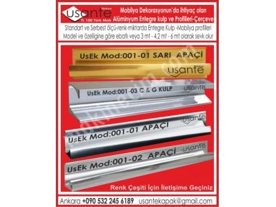 Aluminum Handle, Sized Integrated Handle, Color Integrated Handle, Usante