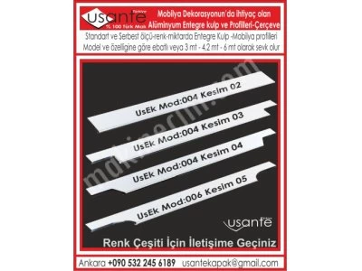 Aluminum Handle, Sized Integrated Handle, Color Integrated Handle, Usante