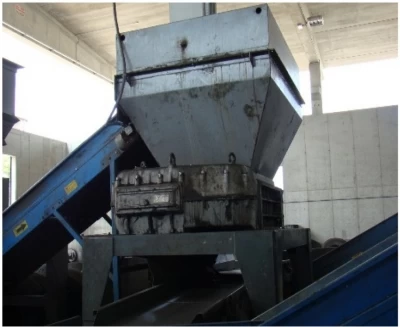 COMPLETE TWO SHAFT SHREDDER MARKA SATRIND K10/30