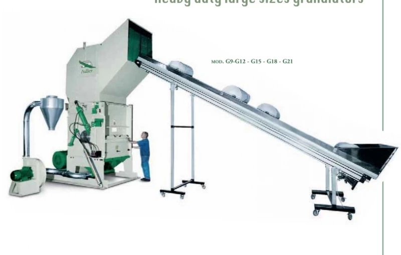 COMPLETE HEAVY DUTY LARGE SIZES GRANULATORS – NEW MACHINE ADLER MARKA (ADLER TURK TEMSILCI)