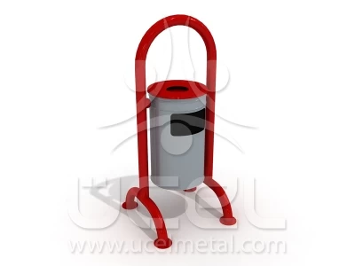 Çöp Kovası - Boru Büküm Çöp Kovası