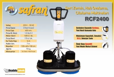 Çif Fırçalı Halı Fırçalama Makinası