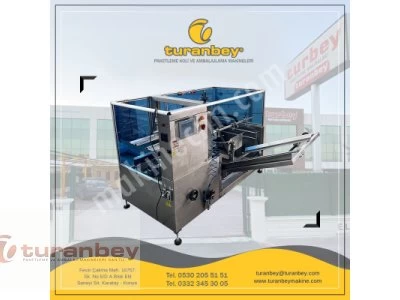 Krom Koli Açma ve Hazırlama Makinesi / Koli Açma Makinası ve Bardak Su Koli Hazırlama Makinası