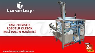 Tam Otomatik Kolileme Makinası (Robotlu Paketleme)
