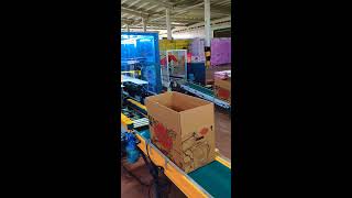 Cardboard Parcel Preparation Machine (Box Opening) Taping, Parcel Opening Machine, Parcel Preparatio