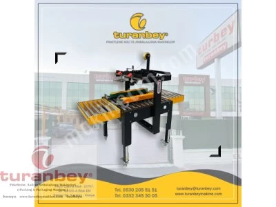 Yarı Otomatik Karton Koli Bantlama Makinesi , Koli Bantlama Makinası,Koli Alt Üst Bantlama Makinesi