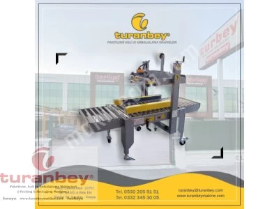 Semi-Automatic Carton Box Taping Machine, Box Taping Machine, Top and Bottom Box Taping Machine