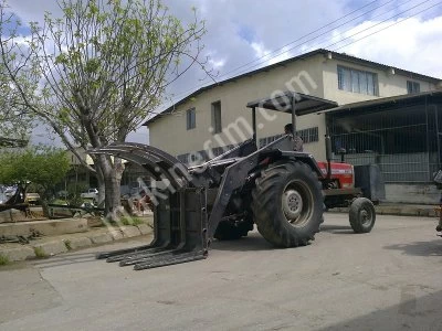 Traktör Kepçe Tomruk Hurda Kağıt Yükleyici