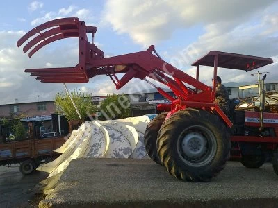 Traktör Kepçe Tomruk Hurda Kağıt Yükleyici