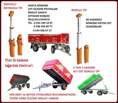 Hidrolik Kasa Kaldırma Pistonu,Konya Kademeli Damper Pistonu, Isuzu Pistonu İmalat