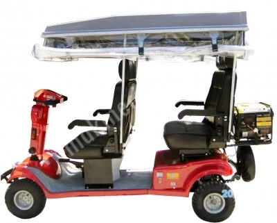 Jeneratörlü Akülü Scooter Dört Kişilik Golf Aracı