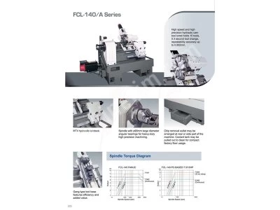 Cnc Torna Tezgahları - Fcl-140/A Series