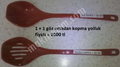 Satılık Delikli Kepçe = 20 Gr + Düz Kepce = 20 Gr Ortadan Kopma Yolluk 1+1 Gözlüdür Fiyatı = 2000 Tl