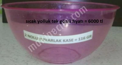 Satılık 2 Nolu Yuvarlak Kase = 116 Gr Sıcak Yolluk Tek Gözlü Fiyatı = 6000 Tl