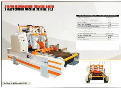 2 HEAD TRIMMING MACHINE