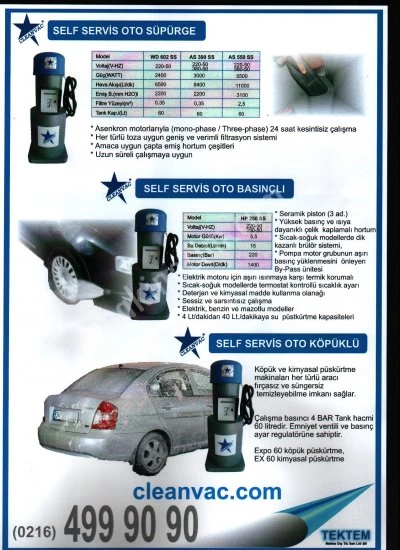 Coin-Operated Self-Service Car Wash Hp250Ss