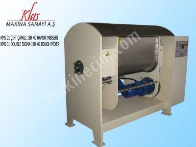 Çift Çapalı Yatay Hamur Mikseri(Kazan Devirmeli) - Kms 01 180 Kg