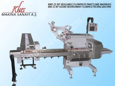 Beslemeli Flowpack Paketleme Makinası - Kms 23 90º