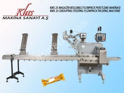 Magazin Beslemeli Flowpack Paketleme Makinası - Kms 25