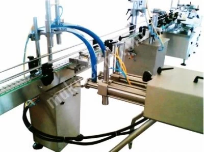 Otomatik Sıvı Dolum Ve Etiketleme Makinesi