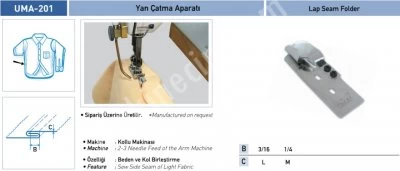 Eşofman Grubu Aparatları Yan Çatma Aparatı Uma-201