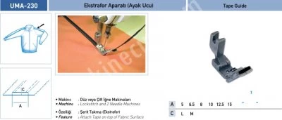 Eşofman Grubu Aparatları Ekstrafor Aparatı (Ayak Ucu) Uma-230