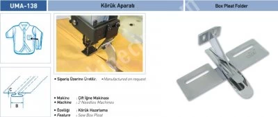 Elbise Grubu Aparatları Körük Aparatı Uma-138