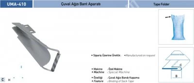 Ambalaj, Deri ve Döşeme Grubu Aparatları Çuval Ağzı Bant Aparatı Uma-410