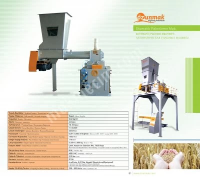 Un Paketleme Bölümü - Otomatik Paketleme Makinası