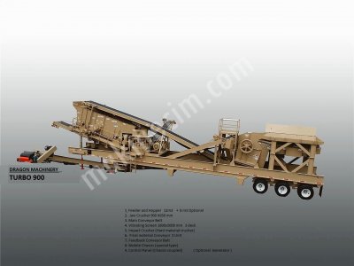 Turbo 900 Mobil Konkasör Sert Malzeme Kırıcısı-www.dragonmakina.com05558428686
