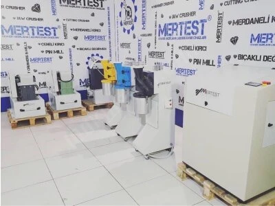Laboratuvar Tipi Çeneli Kırıcı, Laboratuvar Tipi Değirmen, Halkalı Değirmen